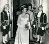 Elle a remis en lumière une somptueuse robe Givenchy autrefois portée par Grace Kelly.

La Princesse Grace Kelly à Versailles, le 3 Décembre 1973. 

© Keystone Press Agency/ZUMA Press Wire