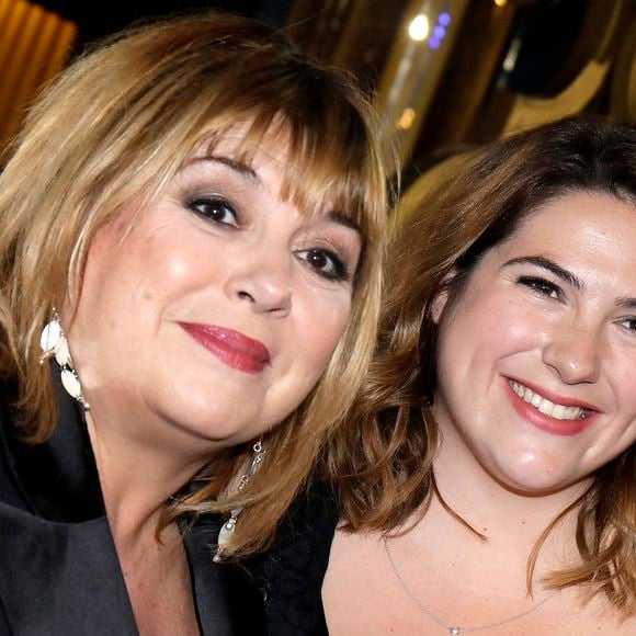 Michele Bernier et sa fille Charlotte Gaccio posant lors d'une séance de portrait à Paris, France, le 14 mai 2019. Photo by VIM/ABACAPRESS.COM