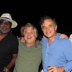 Basile Boli, David Charvet, Guest, Philippe Caroit - 7ème édition du Trophée de la Pétanque Gastronomique au Paris Yacht Marina à Paris le 27 juin 2019. © Philippe Baldini/Bestimage
