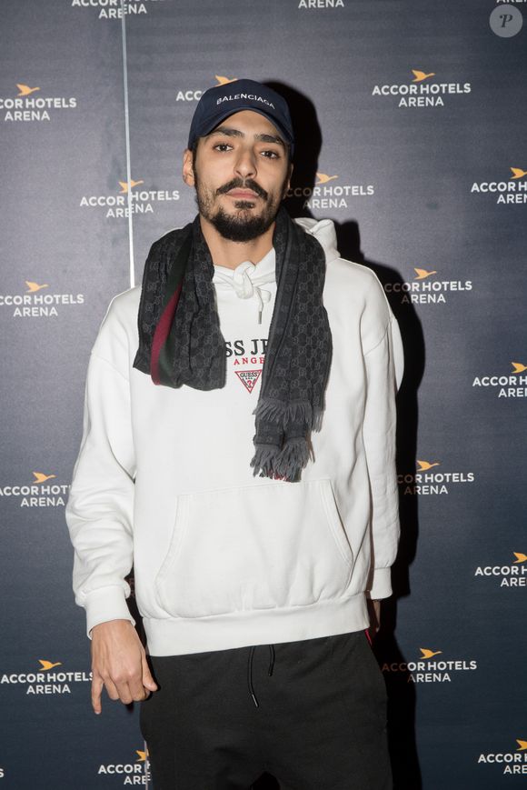 Exclusif - Sneazzy - Photocall avant le concert de Kendrick Lamar à l'AccorHotels Arena à Paris, le 26 février 2018. Agence / Bestimage