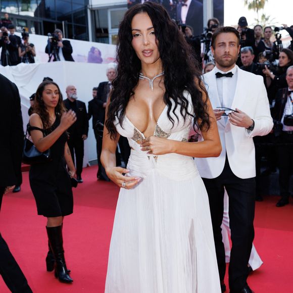 Nabilla Benattia - Montée des marches du film « The history of sound » lors du 78ème Festival International du Film de Cannes, au Palais des Festivals à Cannes. Le 21 mai 2025
© Jacovides-Moreau / Bestimage