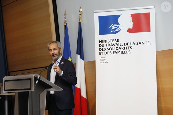 Exclusif - David Larramendy - Avant-première su documentaire "Santé mentale, briser le tabou" dans l'Amphithéâtre Laroque au Ministère du Travail, de la Santé et des Solidarités à Paris le 15 avril 2025. © Marc Ausset-Lacroix/Bestimage