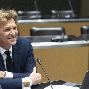 Audition de Laurent Delahousse, présentateur et journaliste à France Télévisions, lors d'une séance de la Commission d'enquête sur l'audiovisuel public à l'Assemblée nationale à Paris, le 2 février 2026. Photo de Jérémie Paoloni/ABACAPRESS.COM