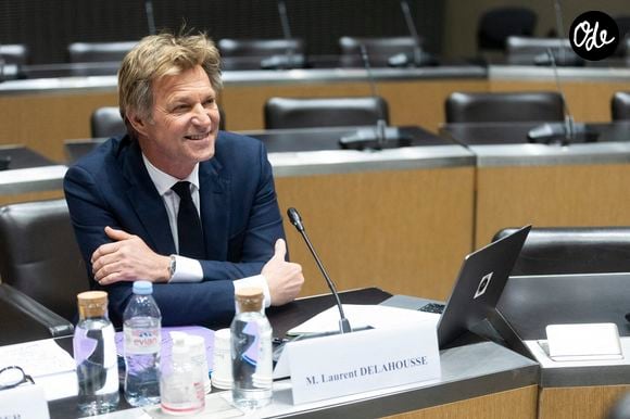 Audition de Laurent Delahousse, présentateur et journaliste à France Télévisions, lors d'une séance de la Commission d'enquête sur l'audiovisuel public à l'Assemblée nationale à Paris, le 2 février 2026. Photo de Jérémie Paoloni/ABACAPRESS.COM