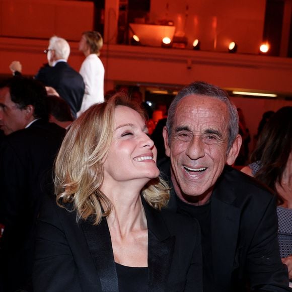 Audrey Crespo-Mara et Thierry Ardisson - Soirée de gala "Heroes for Imagine" qui a permis de récolter dix millions d'euros au profit de la recherche contre les maladies génétiques à Paris le 23 septembre 2024.
© Dominique Jacovides / Bestimage
