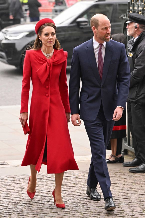 Car en deux ans, elle n'avait pas participé à cet évènement majeur de la couronne britannique : la journée du Commonwealth. 

Le prince William, prince de Galles, et Catherine (Kate) Middleton, princesse de Galles - La famille royale britannique célèbre le 76ème Commonwealth Day à l'abbaye de Westminster à Londres, le 10 mars 2025.