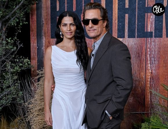 Camila Alves et son époux Matthew McConaughey lors de l'avant-première de "Brothers", à Westwood, en Californie, le 17 septembre 2026. © Zuma Press / Bestimage