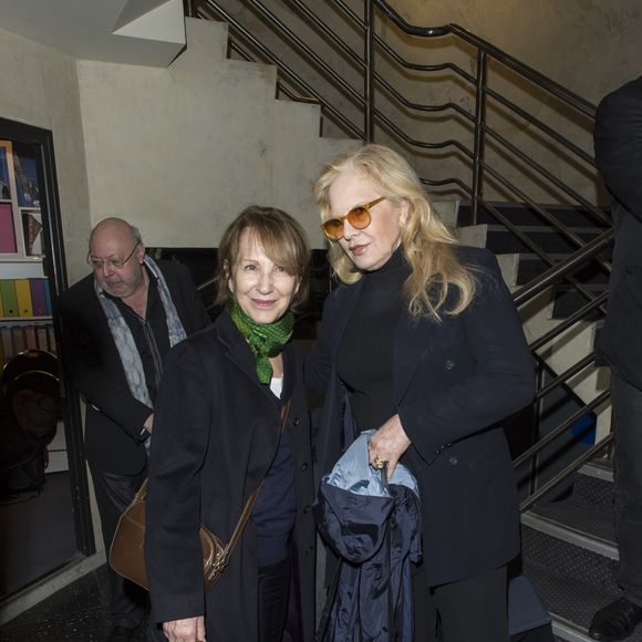 Nathalie Baye et Sylvie Vartan - Soirée en l'honneur de Danielle Darrieux lors de la projection du film "Occupe-toi d'Amélie" de Claude Autant-Lara au Max Linder Panorama à Paris le 9 avril 2018. © Pierre Perusseau/Bestimage