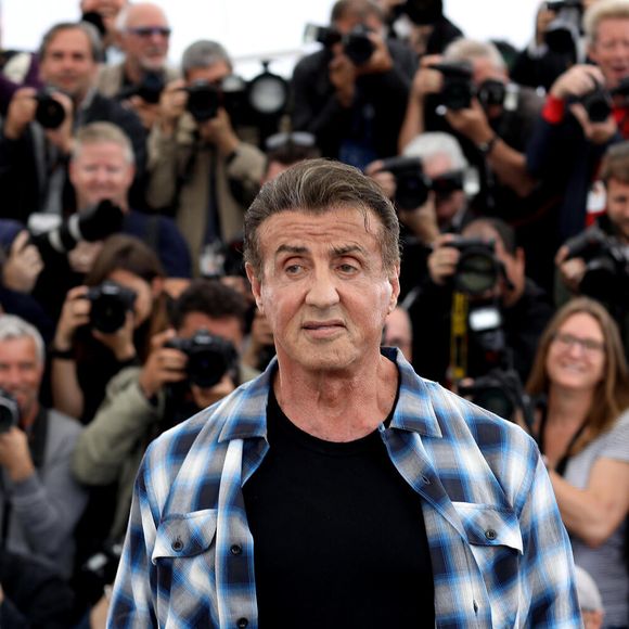 Sylvester Stallone au photocall du film "Rambo V: Last Blood" lors du 72ème Festival International du film de Cannes, France, le 24 mai 2019. © Jacovides-Moreau/Bestimage