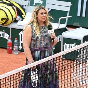 Marion Bartoli aux Internationaux de France de Roland Garros, à Paris, France, le 4 juin 2021. © Chryslene Caillaud/Panoramic/Bestimage