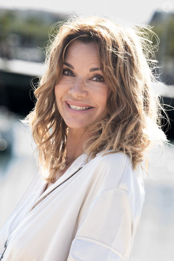 Ingrid Chauvin participe au photocall Demain nous appartient lors du 26ème Festival de la Fiction de La Rochelle, le 15 septembre 2024 à La Rochelle, France. Photo by David NIVIERE/ABACAPRESS.COM