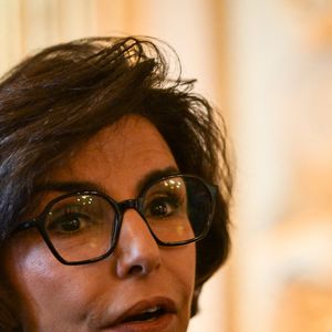 La ministre française de la Culture Rachida Dati assiste à la cérémonie de présentation des archives du général de Gaulle préemptées par l'Etat au ministère de la Culture à Paris le 3 février 2025. Photo by Firas Abdullah/ABACAPRESS.COM