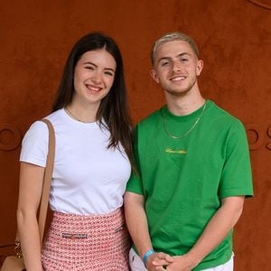 Elsa Bois et Michou lors des Internationaux de France 2023 à Roland Garros le 10 juin 2023 à Paris, France. Photo by Laurent Zabulon/ABACAPRESS.COM