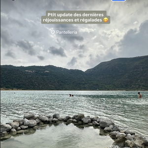 En effet, c'est bien la cuisine locale qui a rapidement volé la vedette aux paysages naturels.

Valentine Sled en vacances en Italie avec son père Pierre Sled