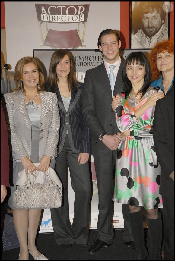 La grande duchesse Maria Teresa du Luxembourg, le prince Félix, la princesse Alexandra du Luxembourg, Maria de Medeiros et Nana Djordjadze lors du Festival Diractor's cut au Luxembourg, le 13/10/2007  @JAEGLE STEPHANE / Bestimage