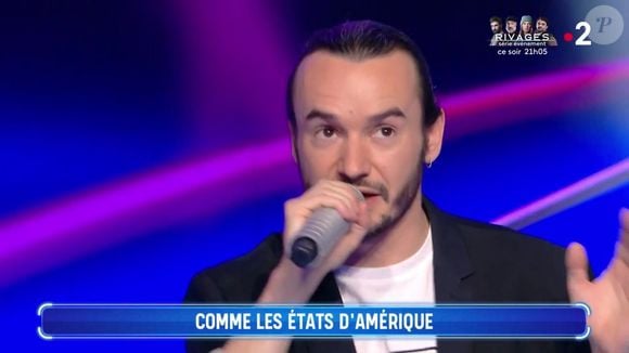 Benoît dans "N'oubliez pas les paroles", le 6 janvier 2024, sur France 2