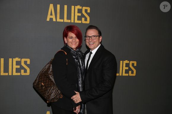 Jean-Francis (28 ans) et Francesca (26 ans) nés de son mariage avec France
Jean-Marc Généreux et sa femme France Mousseau - Avant-première du film "Alliés" au cinéma UGC Normandie à Paris, le 20 novembre 2016. © Denis Guignebourg/Bestimage