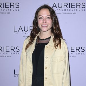 Dounia Coesens - 28ème cérémonie des Lauriers de l'Audiovisuel au théâtre Marigny à Paris le 20 février 2023.  © Coadic Guirec/Bestimage