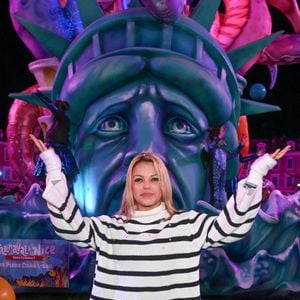 Séverine Ferrer a assisté à la clôture du Carnaval de Nice 2025 Roi des Océans, le 1er mars 2025.

© Bruno Bebert/Bestimage