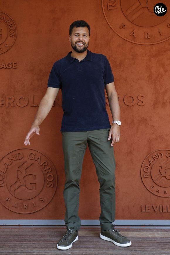 Jo-Wilfried Tsonga au village lors des Internationaux de France de tennis de Roland Garros 2023, à Paris, France, le 8 juin 2023. © Michael Baucher/Panoramic/Bestimage
