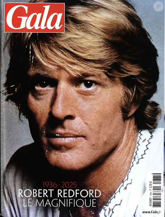 Robert Redford en couverture de "Gala", numéro du 20 septembre 2025.