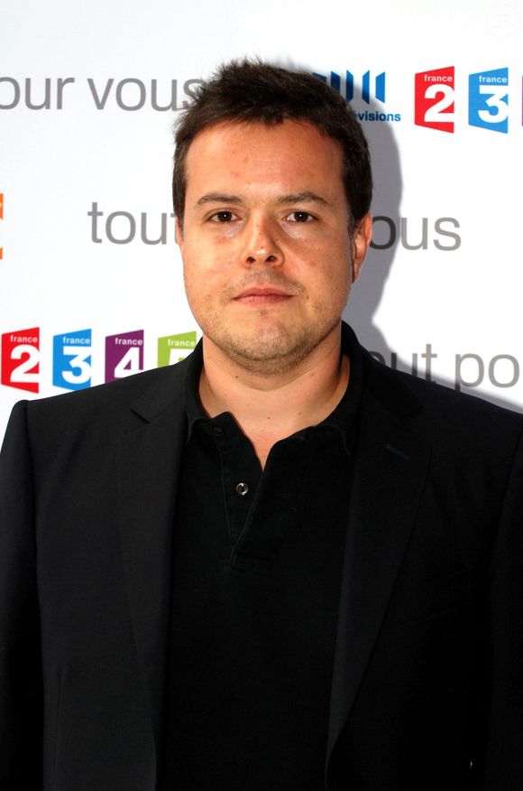 Nicolas Demorand lors de la conférence de Presse de Rentree 2009/2010 de France Television à Paris le 27/08/09