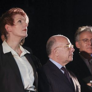 Natacha Polony, Bernard Cazeneuve - Grande soirée de soutien organisée par le comité de défense de Boualem Sansal au théatre Libre à Paris le 16 décembre 2024© Jack Tribeca / Bestimage