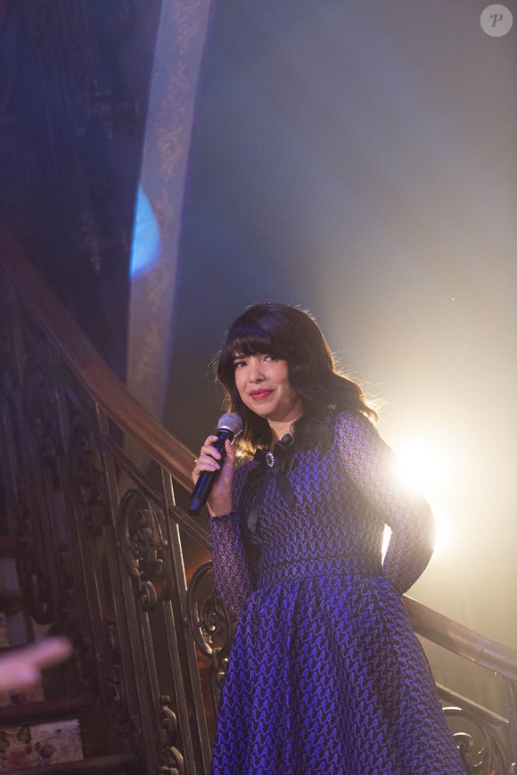 Exclusif - Indila - A.Haddad lors de l'enregistrement d'une surprise pour l'émission "La Lettre" au Pachamama, présentée par S.Davant et diffusée le 29 mai sur France 2. Le 13 avril 2021
© Pierre Perusseau / Bestimage