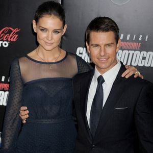 Katie Holmes et Tom Cruise arrivent à la première américaine de 'Mission Impossible - Protocole Fantôme' à New York City, NY, USA le 19 décembre 2011. Photo by Dennis Van Tine/ABACAPRESS.COM
