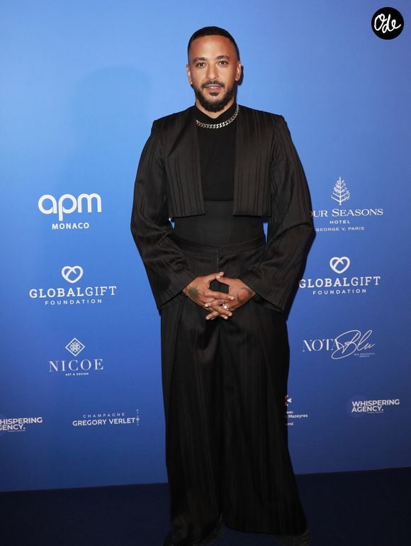 Slimane - Photocall du Global Gift Gala Paris à l'hôtel Four Seasons George V à Paris le 8 novembre 2025. © Marc Ausset-Lacroix/Bestimage