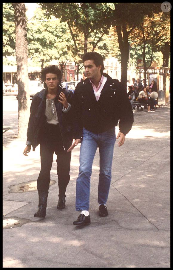 Stéphanie de Monaco et Anthony Delon. AGENCE / BESTIMAGE