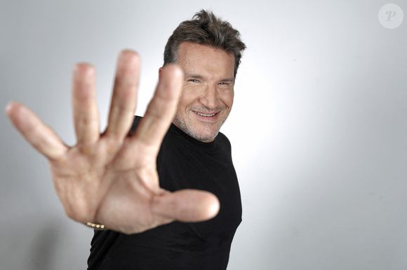 Exclusif - Benjamin Castaldi lors de l'enregistrement de l'émission "Chez Jordan de Luxe" à Paris, le 26 septembre 2023. 
© Cédric Perrin / Bestimage