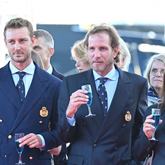 Exclusif - Le prince Albert II de Monaco durant la cérémonie d'intronisation des nouveaux membres du Yacht Club de Monaco, le 17 juin 2024, et la célébration de ses 40 ans de présidence du Yacht Club © Bruno Bebert / Bestimage