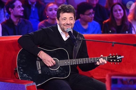 Exclusif - Patrick Bruel lors de l'enregistrement de l'émission "Vivement dimanche" au studio Rive Gauche, présentée par M.Drucker avec une diffusion sur France 3 le 15 mars 2026, à Paris, France, le 4 mars 2026. © Guillaume Gaffiot/Bestimage