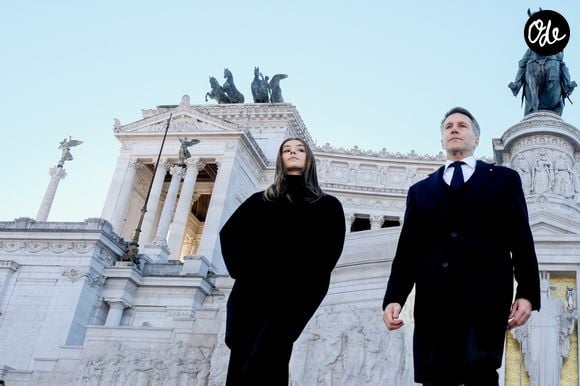 Emmanuel Philibert de Savoie et sa fille Vittoria lors du 146ème anniversaire de la Garde d'honneur du Panthéon au monument Victor-Emmanuel II (Altare della Patria - Autel de la Patrie) à Rome. Le 21 janvier 2024
© LaPresse / Panoramic / Bestimage