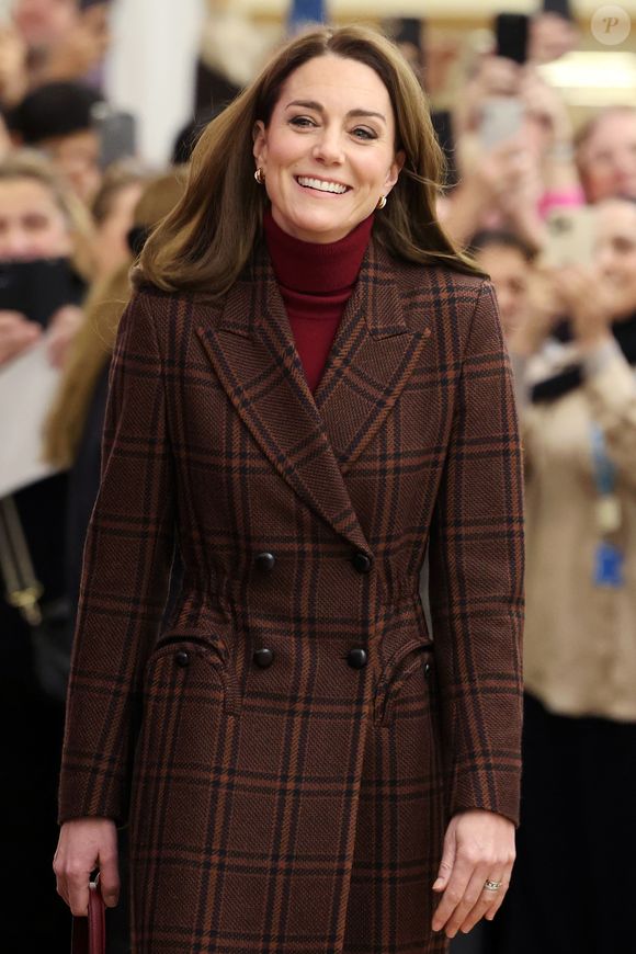 Catherine (Kate) Middleton, princesse de Galles à l'hôpital Royal Marsden, où elle a reçu son traitement contre le cancer, à Londres, Royaume-Uni. © Chris Jackson/MirrorPix/Bestimage