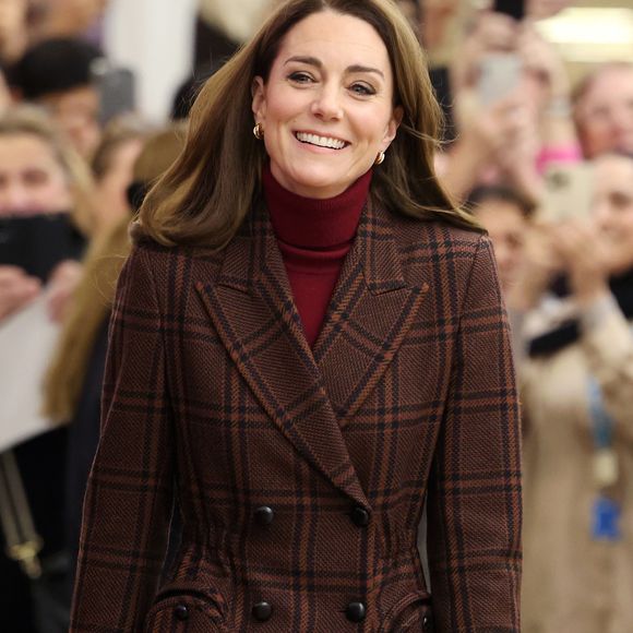 Catherine (Kate) Middleton, princesse de Galles à l'hôpital Royal Marsden, où elle a reçu son traitement contre le cancer, à Londres, Royaume-Uni. © Chris Jackson/MirrorPix/Bestimage