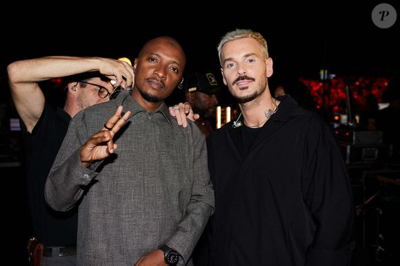 Exclusif - Soprano, M. Pokora (Matt Pokora) - Backstage - Enregistrement de l'émission "Avec Florent, tout le monde ELA" à La Seine Musicale à Paris, diffusée le 1er septembre à 21h10 sur TF1
© Cyril Moreau-Dominique Jacovides / Bestimage