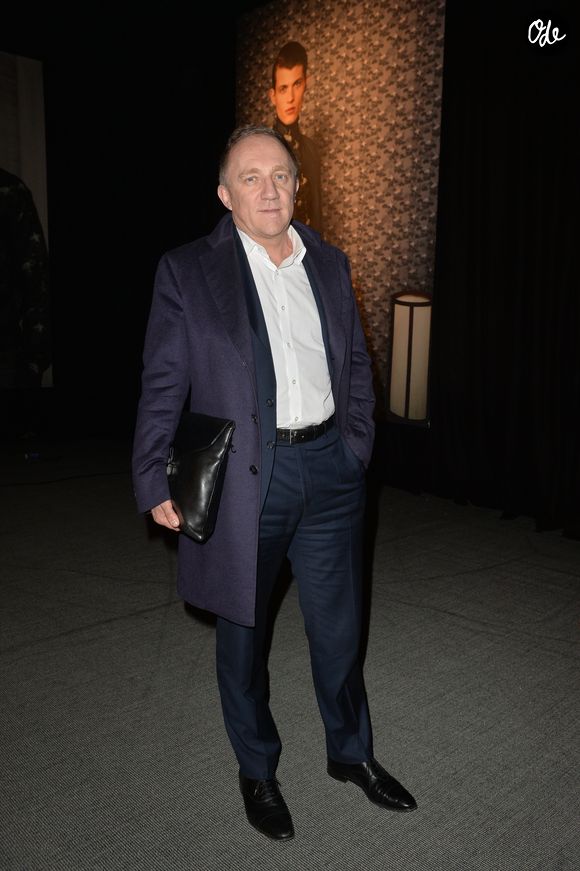 Francois-Henri Pinault - Francois-Henri Pinault assiste au defile Brioni lors de la fashion week homme a Milan en Italie le 13 janvier 2014.