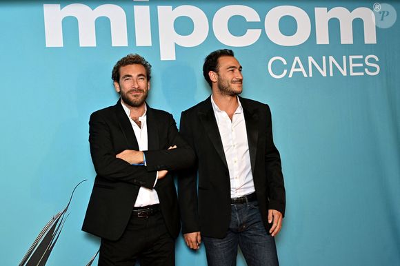 Martin Kretz et Valentin Kretz - Photocall de l'opening party du Mipcom 2023 à l'hôtel Majestic à Cannes le 16 octobre 2023.

© Bruno Bebert / Bestimage