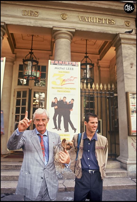 Jean-Paul Bemondo et son fils Paul - Photo d'archive