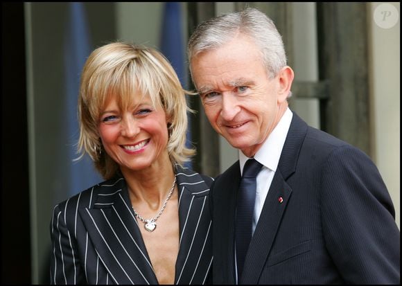 Bernard Arnault et son épouse Hélène à l'Elysée Guillaume Gaffiot/Bestimage