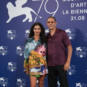 Roschdy et Nina Zem - Photocall de "Les Miens" au 79ème Festival International du Film de Venise, le 9 septembre 2022. 

© Bestimage