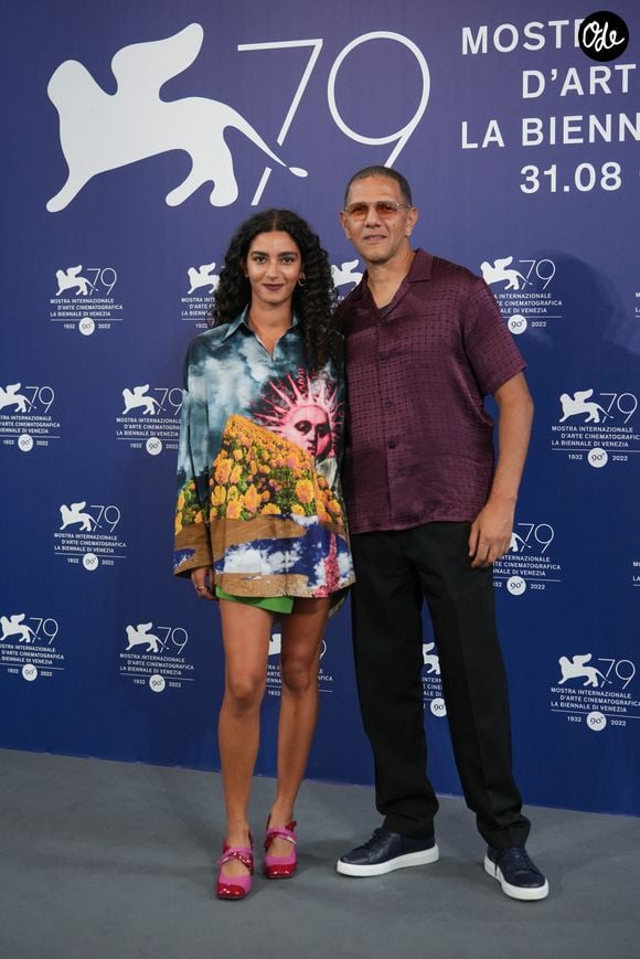 Roschdy et Nina Zem - Photocall de "Les Miens" au 79ème Festival International du Film de Venise, le 9 septembre 2022. 

© Bestimage
