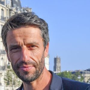 Tony Estanguet Célébration des JO Paris 2024 un an après dévoilement du projet du Monument des Championnes et des Champions samedi 26 juillet 2025 Pont Saint Louis Paris © Alexanfre Fay / Pixplanete / Bestimage