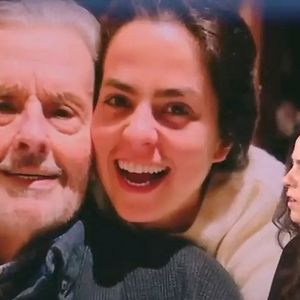 Captures d'écran d'Anouchka Delon qui a pris la parole face aux dernières accusations de son frère, Anthony sur le plateau du JT de Audrey Crespo-Mara sur TF1 le 7 janvier 2023 ©TF1 via Bestimage