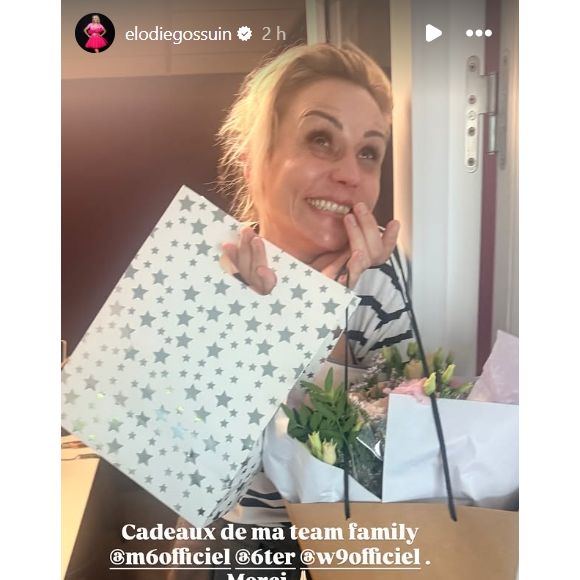 Elodie Gossuin, sur une photo publiée dans la story de son compte Instagram, ce lundi 15 décembre 2025. Capture d'écran Instagram Elodie Gossuin