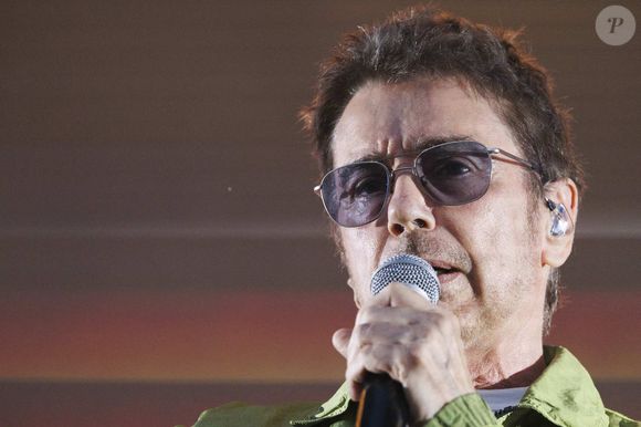 Jean-Michel Jarre sur la place Paleizenplein - Place des Palais à Bruxelles le mardi 01 juillet 2025, lors de la deuxième journée de la première édition de l'événement Brussels Palace Open Air. Photo by ABACAPRESS.COM