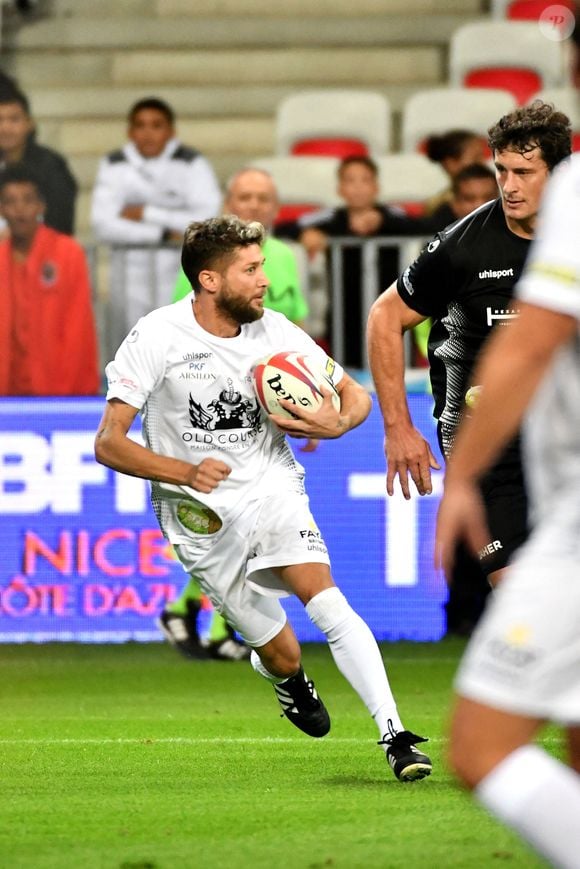 Paga - Match des Légendes, la rencontre qui mêle le football et le rugby au profit de l'association de P. Olmeta (ancien gardien de but et co-fondateur de l'association), "Un sourire, un espoir pour la vie" s'est déroulé à Nice à l'Allianz Riviera, le 26 septembre 2022. © Bruno Bebert/Bestimage