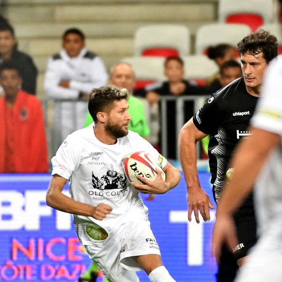 Paga - Match des Légendes, la rencontre qui mêle le football et le rugby au profit de l'association de P. Olmeta (ancien gardien de but et co-fondateur de l'association), "Un sourire, un espoir pour la vie" s'est déroulé à Nice à l'Allianz Riviera, le 26 septembre 2022. © Bruno Bebert/Bestimage